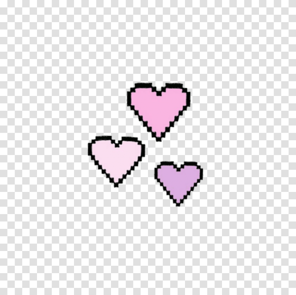 Heart Hearts Colorful Tumblr Kawaii Edit Edits, Plectrum, Triangle Transparent Png