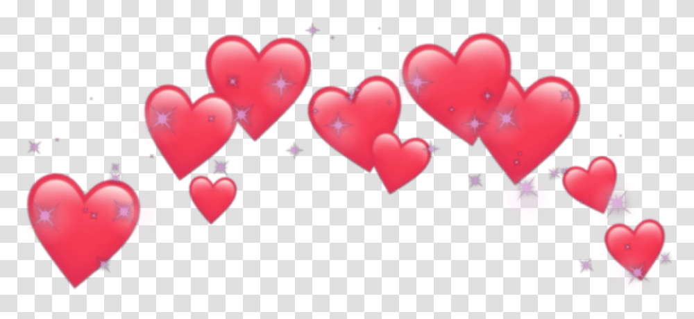 Heart Hearts Crown Emoji Emojis Tumblr Heart Crown Blue Heart Crown Transparent Png