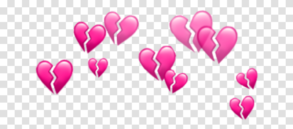 Heart Hearts Emotions Emoji Tumblr Snapchat Filter, Plant, Flower, Blossom, Purple Transparent Png