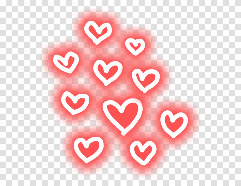Heart Hearts Glowing Glowing Hearts Heart, Hand, Rubber Eraser, Pillow Transparent Png