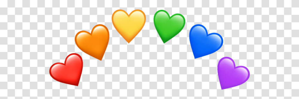 Heart Hearts Heartcrown Emojicrown Rainbowcrown Heart, Interior Design, Indoors, Sweets Transparent Png
