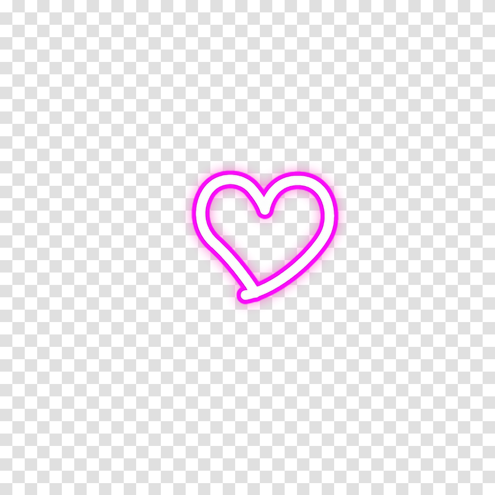 Heart Hearts Neon Lights Love Edits Transparent Png