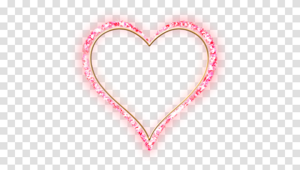 Heart Hearts Pink Neon Glowing Neonlight Love Heart, Rug Transparent Png