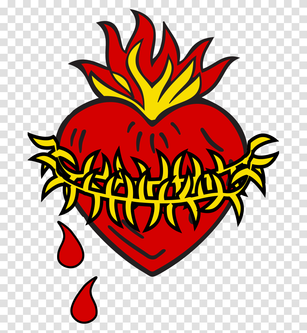 Heart Heraldry, Logo, Trademark Transparent Png