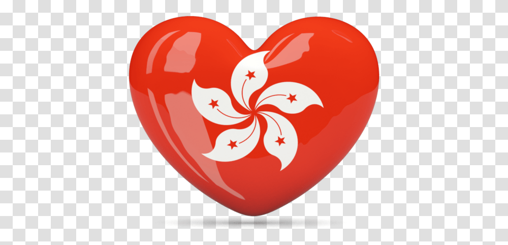 Heart Icon Illustration Of Flag Hong Kong Hong Kong Flag Jpg, Plant, Petal, Flower, Blossom Transparent Png