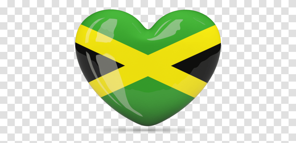 Heart Icon Illustration Of Flag Jamaica Heart Jamaica Flag, Logo, Symbol, Graphics, Text Transparent Png