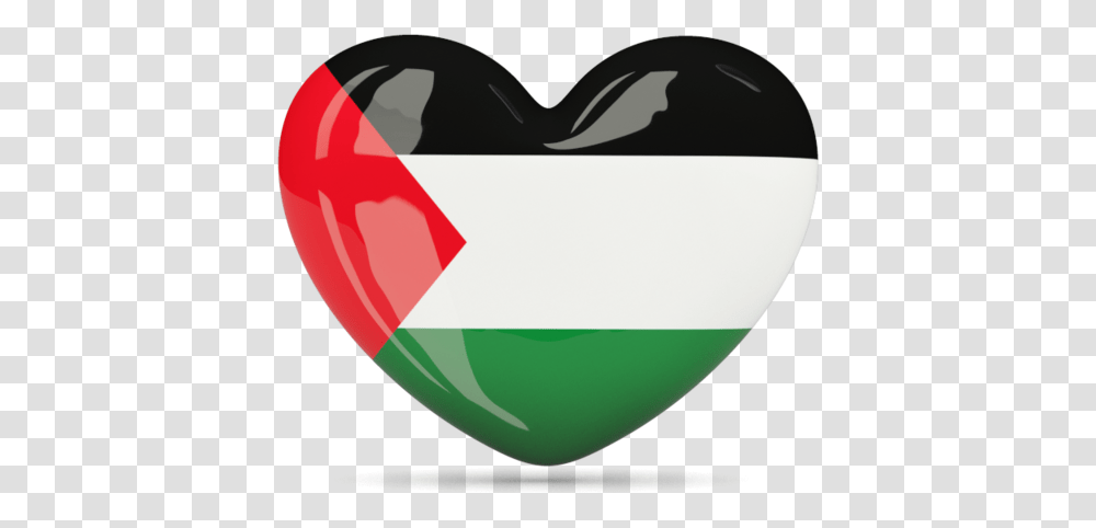 Heart Icon Illustration Of Flag Palestinian Territories Palestine Flag Heart, Plectrum, Balloon, Sunglasses, Accessories Transparent Png