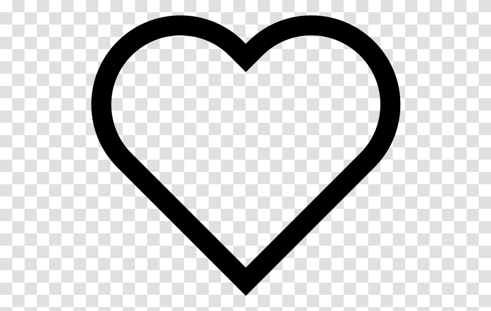 Heart Icon Image Hollow Heart, Gray, World Of Warcraft Transparent Png
