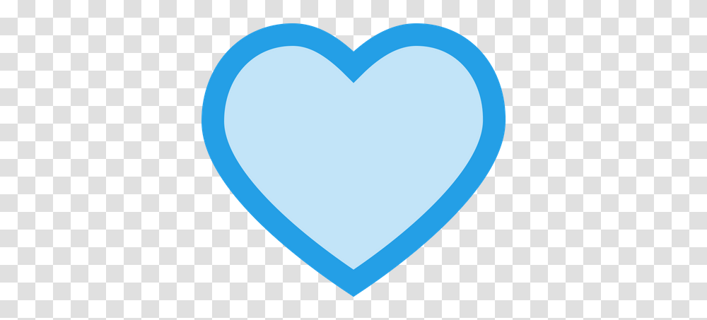 Heart Icon Of Colored Outline Style Heart, Pillow, Cushion Transparent Png