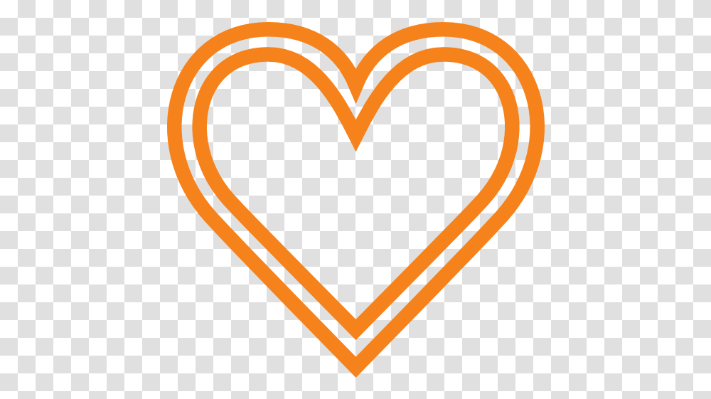 Heart Icon Orange Heart Icon Orange, Rug, Label, Text Transparent Png