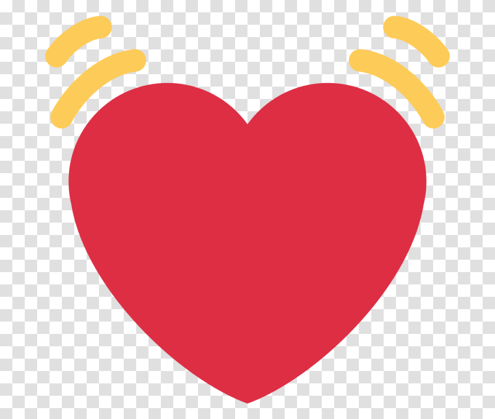 Heart Images Outline Emoji Pink A 1195044 Twitter Heart Emoji, Balloon, Plant, Food, Fruit Transparent Png
