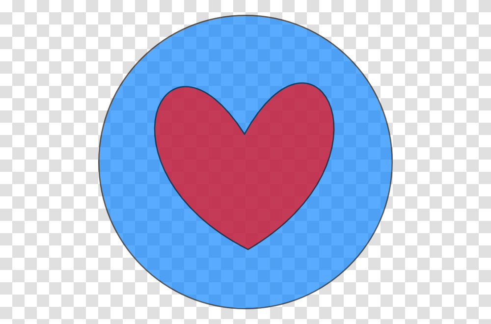 Heart In A Circle Clipart Transparent Png
