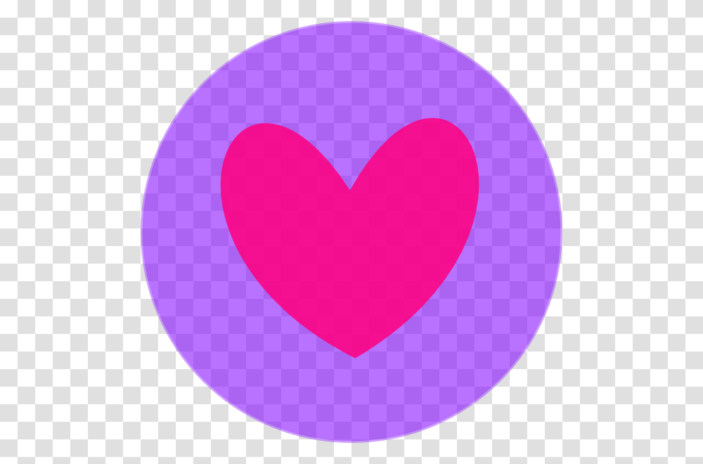 Heart In Circle Purple Svg Clip Arts Purple Apple Clipart, Balloon, Cushion, Pillow, Light Transparent Png