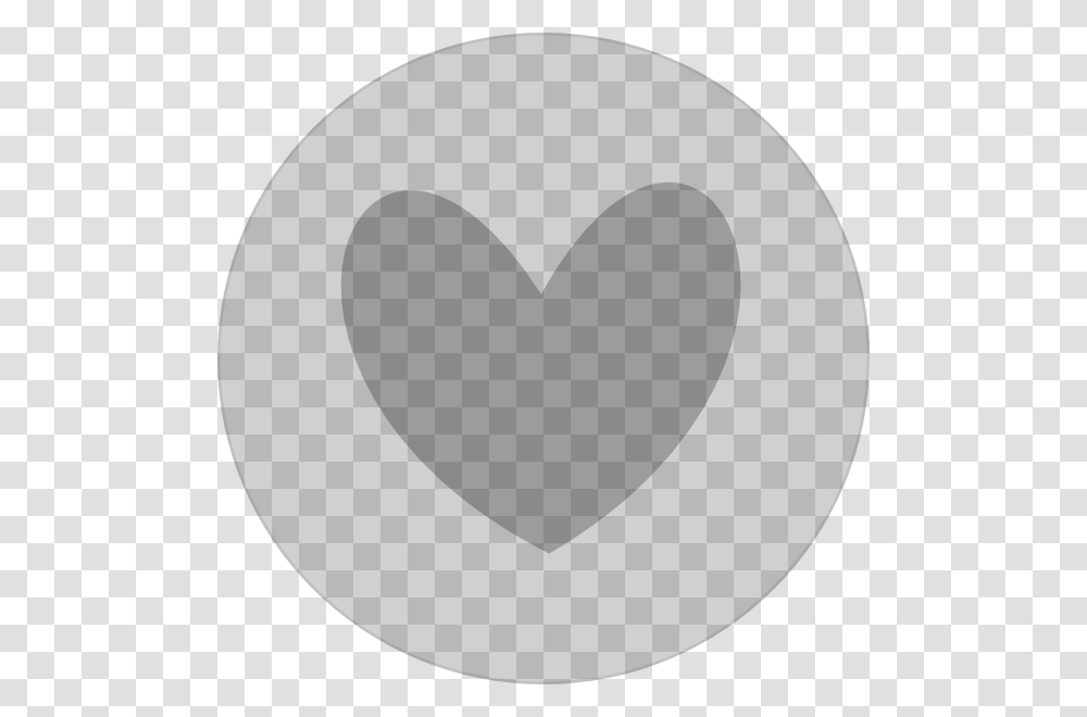 Heart In Circle Svg Clip Arts Heart, Stencil, White, Texture Transparent Png