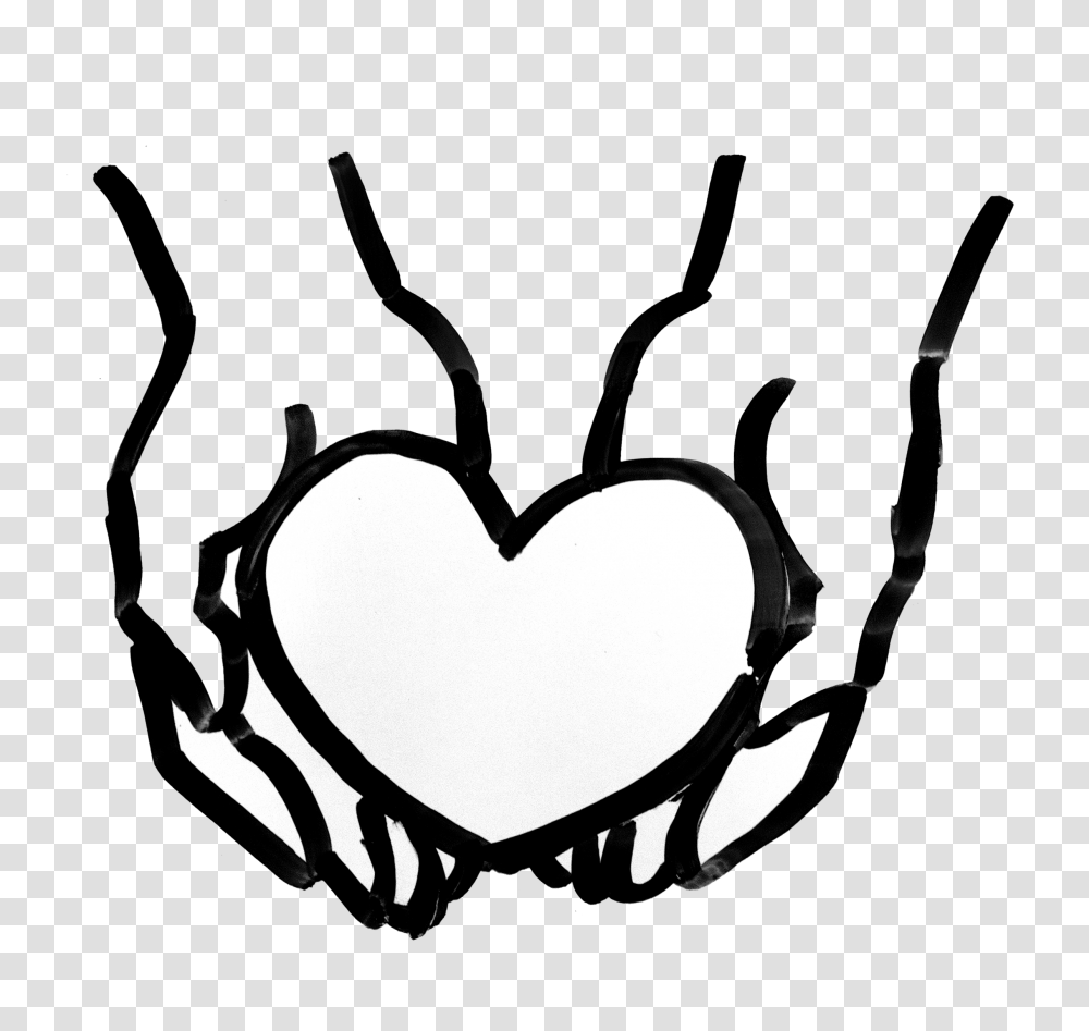 Heart In Hands Whiteboard Animation Nonprofit Animation Next Day, Stencil Transparent Png