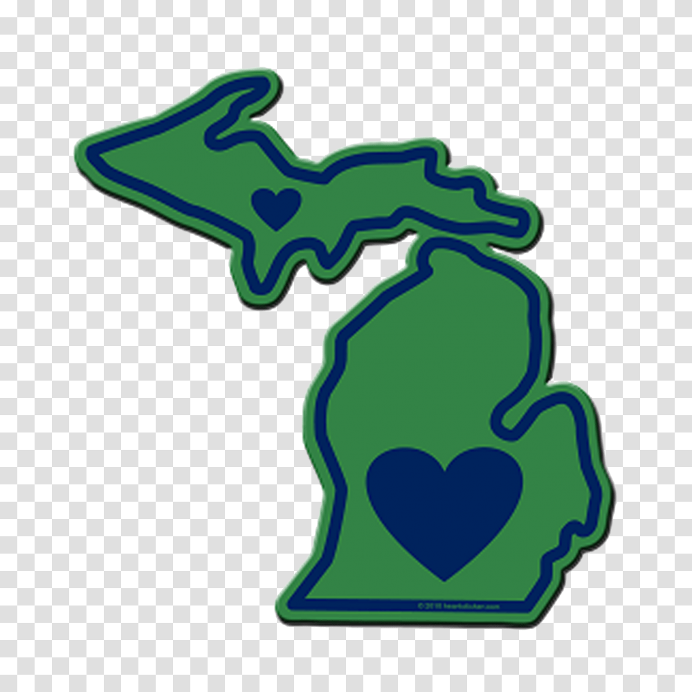 Heart In Michigan Mi Stickerall Weather High Quality Vinyl, Land, Outdoors, Nature, Coast Transparent Png