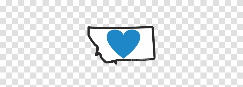 Heart In Montana Sticker, Cushion, Pillow, Business Card Transparent Png