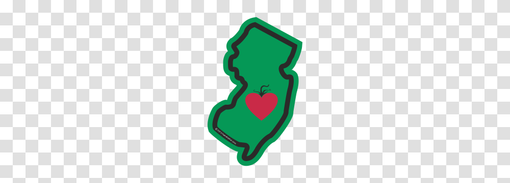 Heart In New Jersey Nj Stickerall Weather High Quality Vinyl, Plant, Label, Food Transparent Png