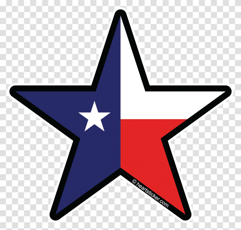 Heart In Texas Tx Sticker Lone Star Sticker The Heart Sticker, Star Symbol, First Aid Transparent Png
