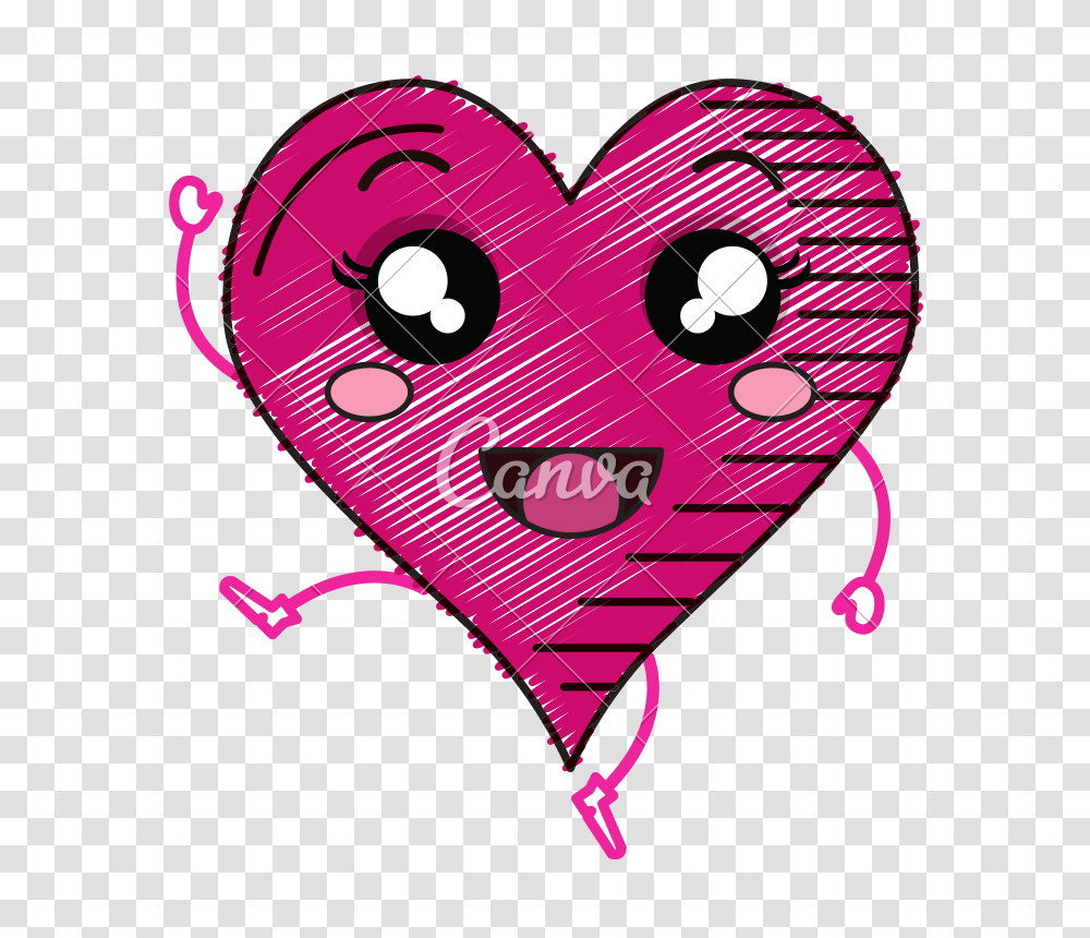 Heart Kawaii Character, Toy Transparent Png