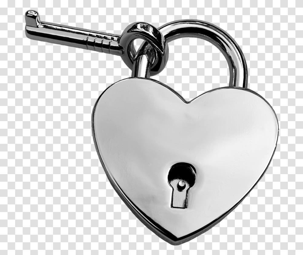 Heart Key And Lock Image Heart Lock, Sink Faucet, Pendant, Cushion Transparent Png
