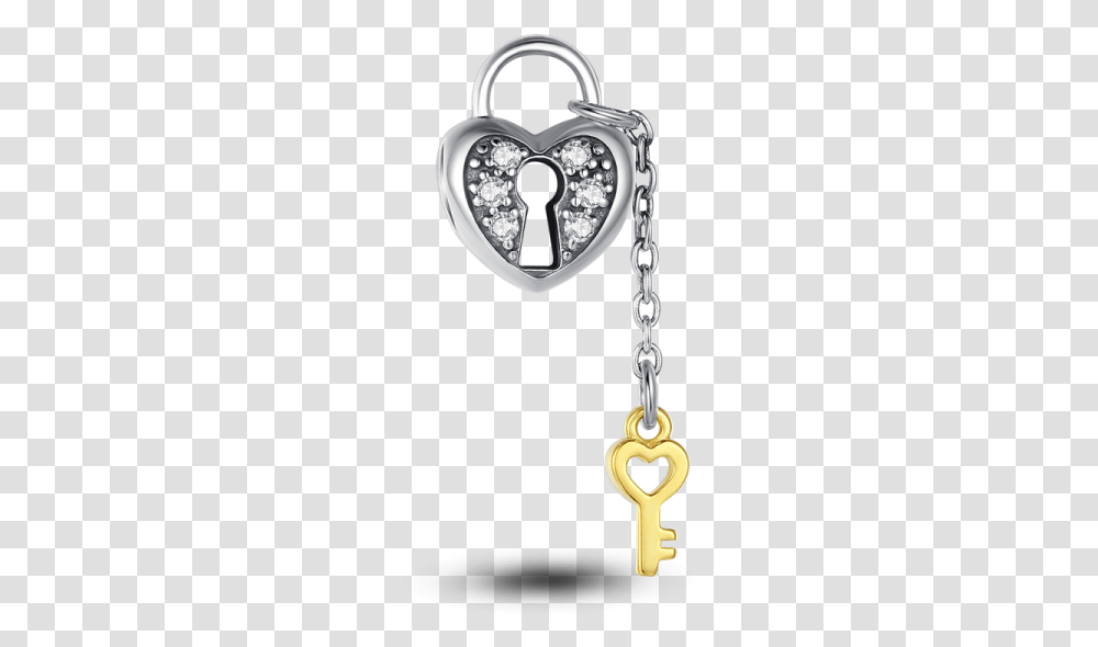 Heart Key Image Lock Heart No Key, Chain, Pendant, Security Transparent Png