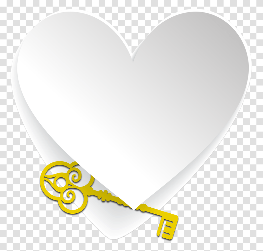 Heart Key Love Free Photo Heart, Scissors, Blade, Weapon, Weaponry Transparent Png