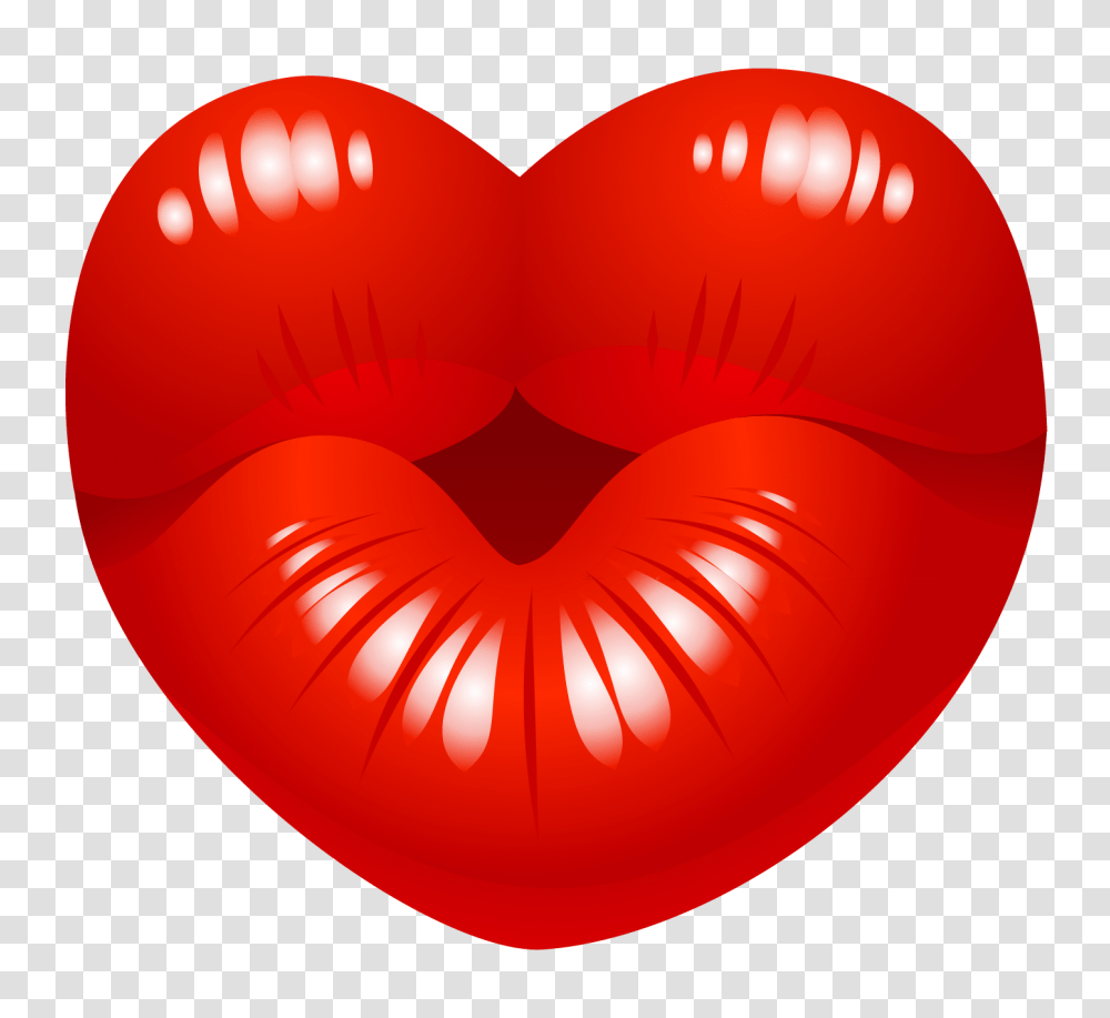 Heart Kiss, Balloon, Mouth, Lip, Plant Transparent Png