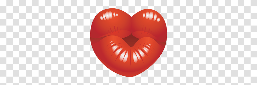 Heart Kiss Lip Orange For Valentines Day 500x474 Morro Do Careca, Balloon, Mouth, Mustache Transparent Png