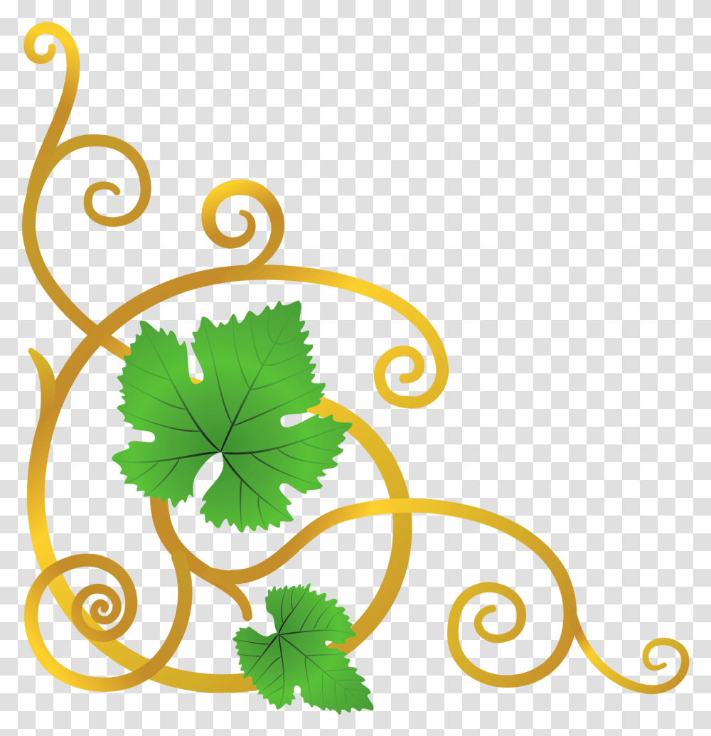 Heart Leaves And Vines Clipart Graphic Leaf Background Vines, Floral Design, Pattern, Plant Transparent Png
