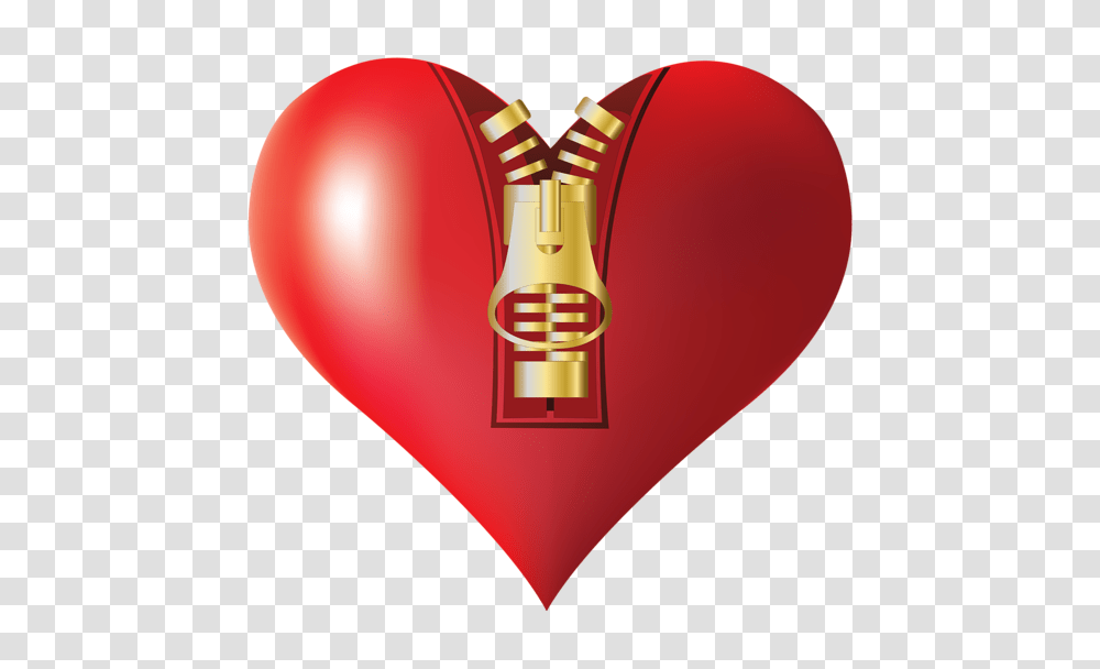 Heart, Light, Balloon, Zipper Transparent Png