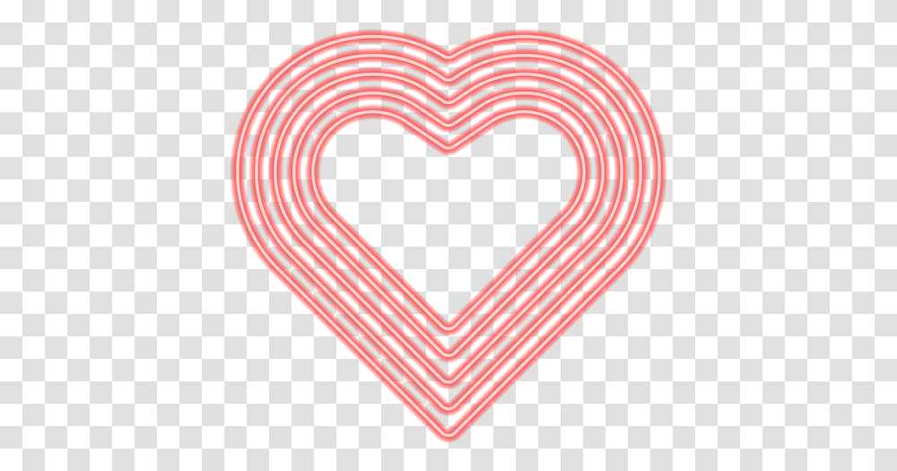 Heart, Light, Label, Neon Transparent Png