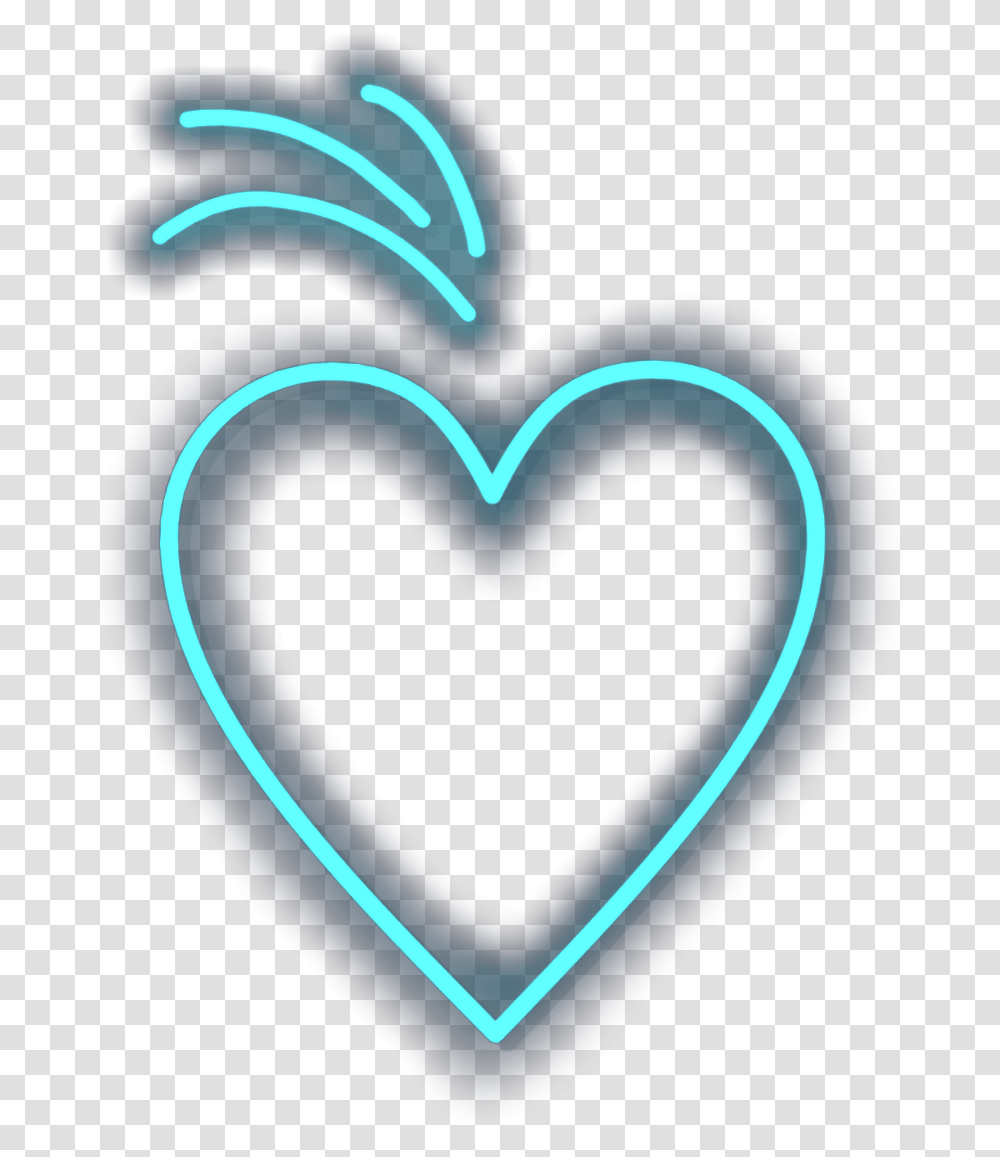 Heart, Light, Neon Transparent Png