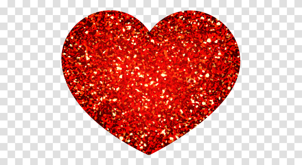 Heart, Light, Rug, Glitter Transparent Png