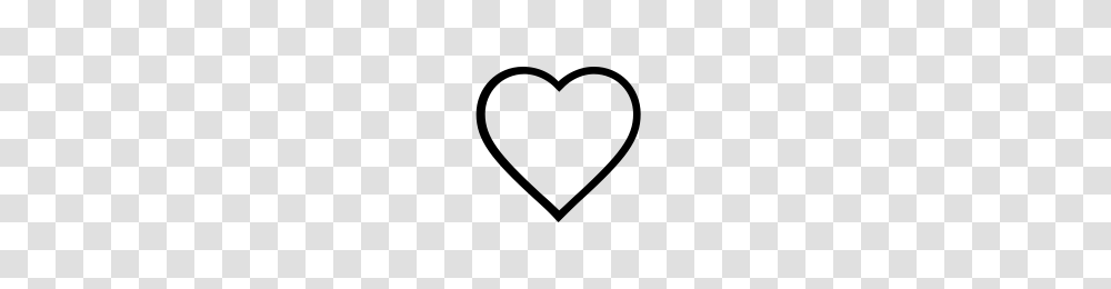 Heart Line Icons Noun Project, Gray, World Of Warcraft Transparent Png