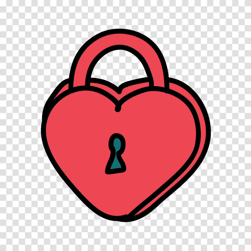 Heart Lock Icon, Security Transparent Png