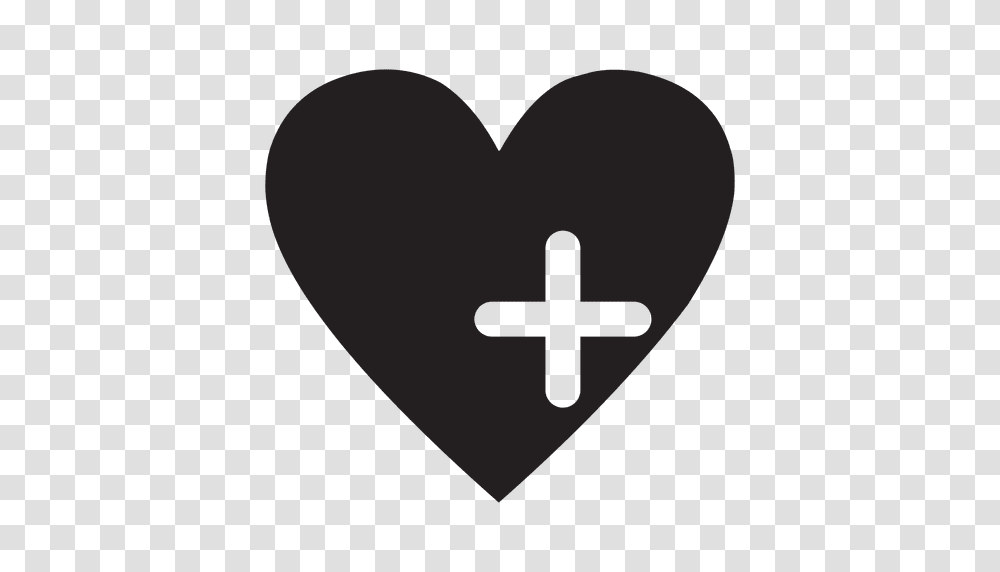 Heart Logo With A Plus Sign Transparent Png