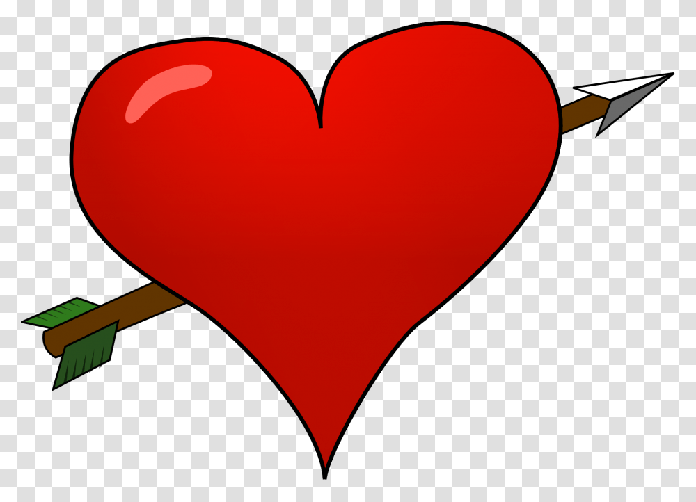 Heart Love Arrow Saint Day Heart, Baseball Cap, Hat, Clothing, Apparel Transparent Png