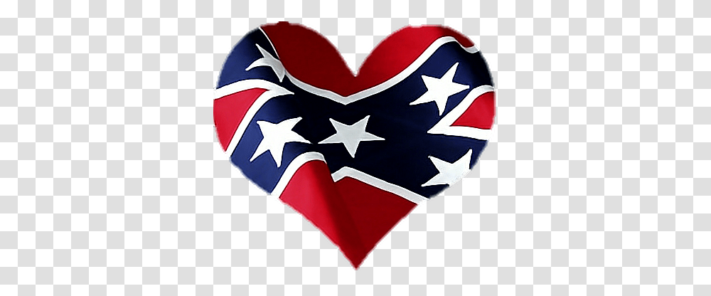 Heart Love Confederate Flag Rebel, American Flag, Star Symbol Transparent Png