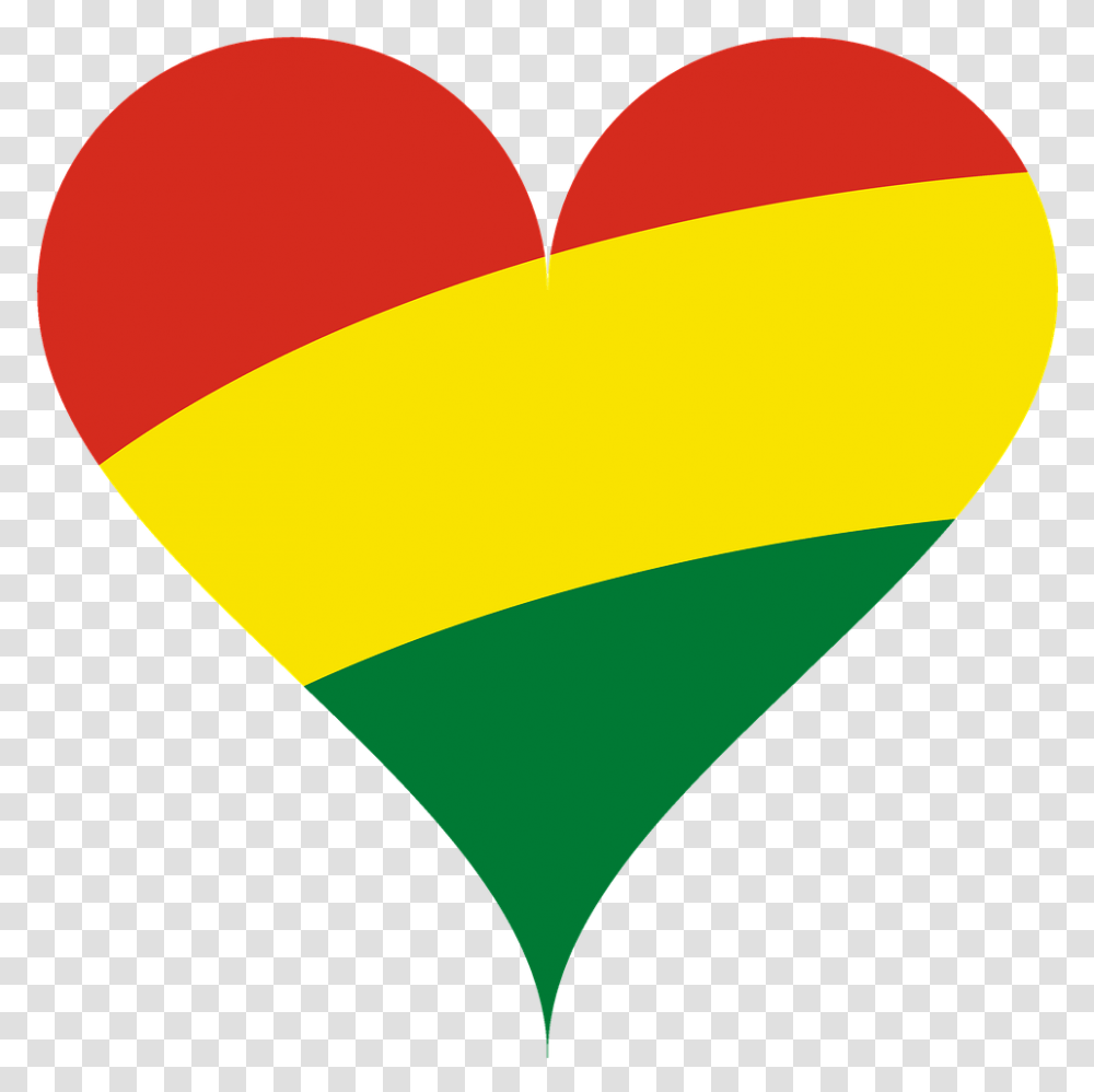 Heart Love Flag Bandera De Bolivia En Corazon, Light, Plectrum,  Transparent Png