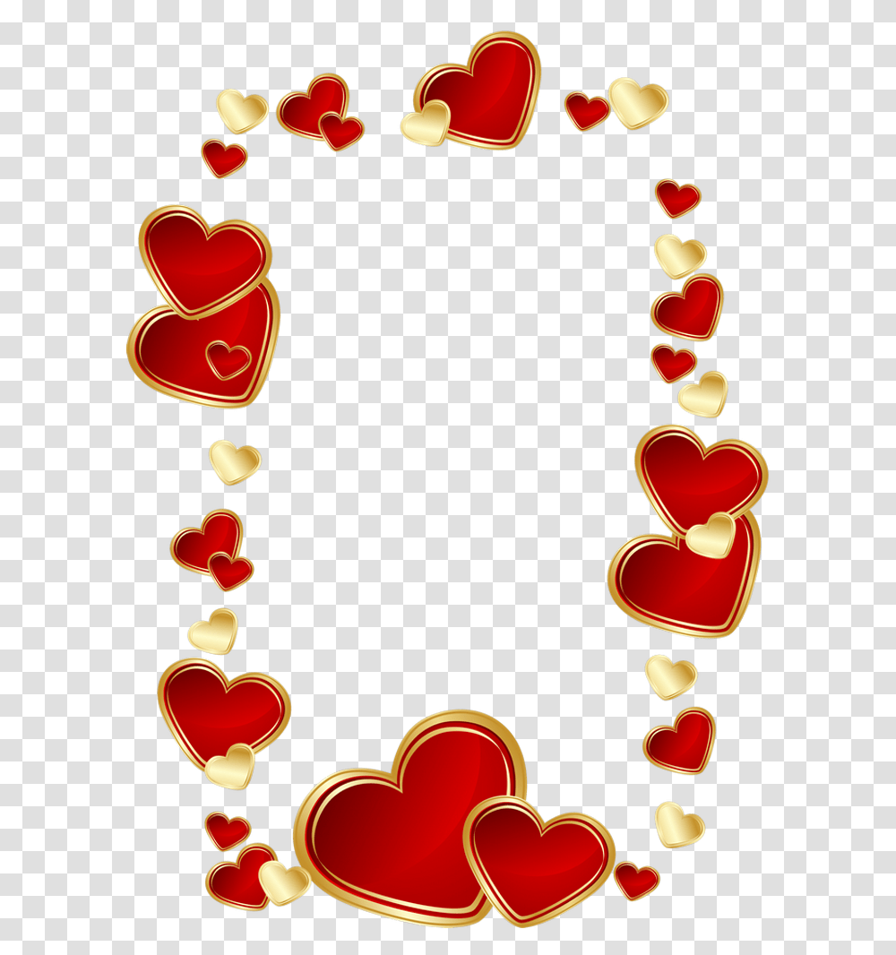Heart Love Gold Picture Decoration Moldura Para Fotos Casal, Alphabet, Text, Rose, Flower Transparent Png