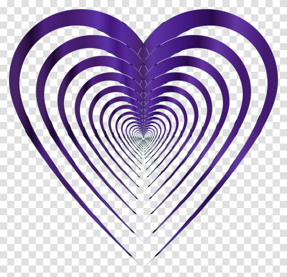 Heart Love Letter Purple Heart, Ornament, Pattern, Rug, Fractal Transparent Png