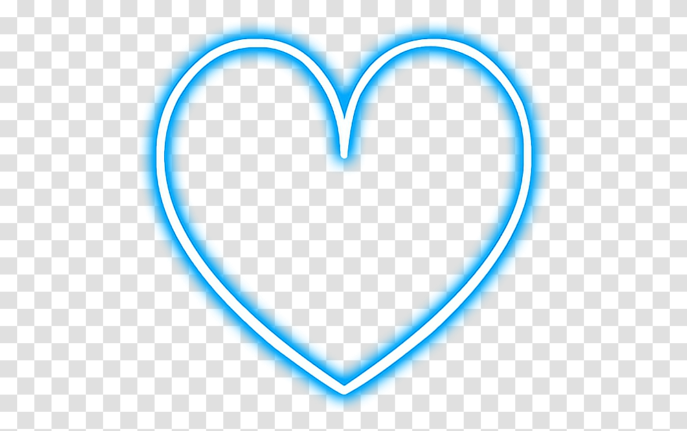 Heart Love Neon Snapchat Blue Glowing Library Neon Blue Heart, Painting Transparent Png