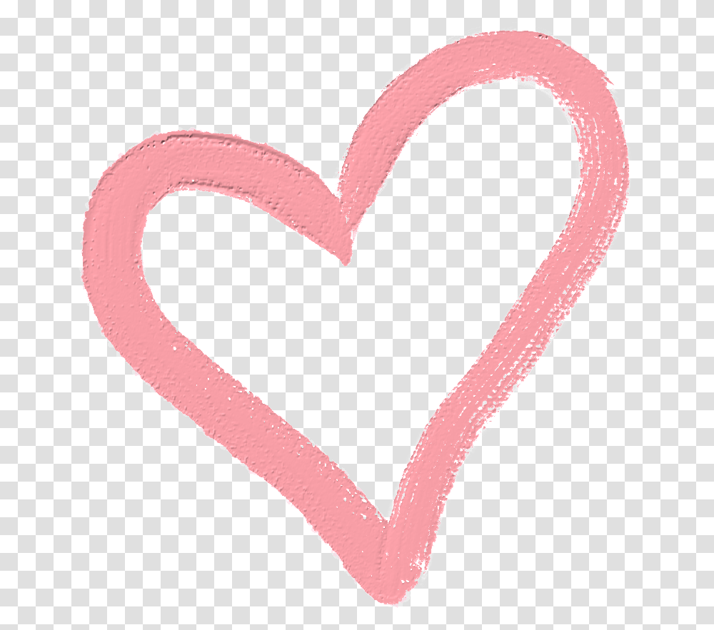 Heart Love Pink Brushstroke Brush Stroke Texture Overla, Rug, Sweets, Food, Confectionery Transparent Png