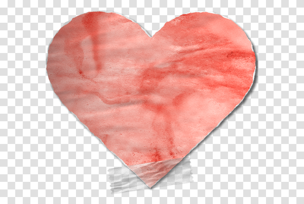 Heart Love Romantic Tape Red File Heart, Fungus, Flower, Plant, Blossom Transparent Png
