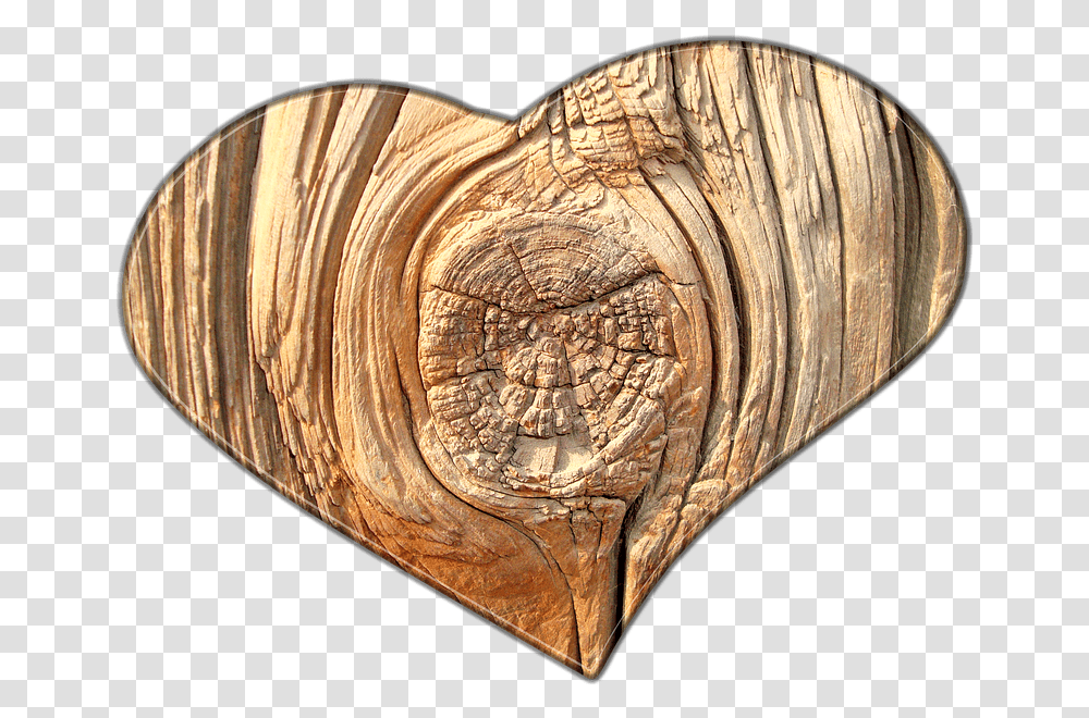 Heart Love Wood Wood Heart No Background, Fossil, Rock Transparent Png