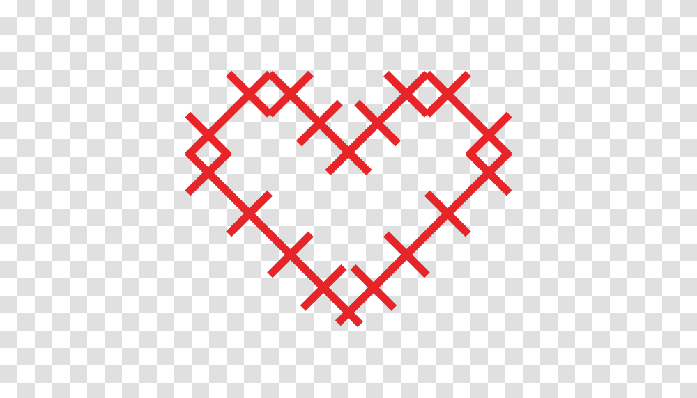 Heart Made Of Crosses Sticker, Weapon, Weaponry, Logo Transparent Png