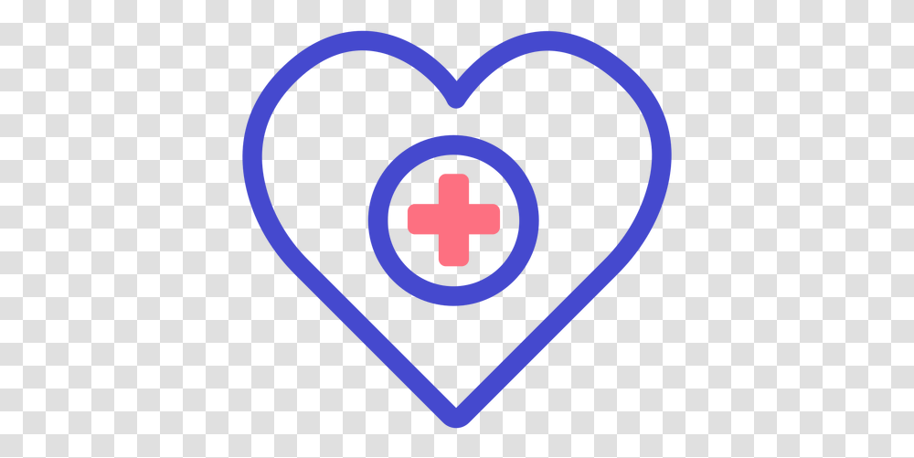 Heart Medical Care Stroke Icon & Svg Atencion Medica Logo, Symbol, Trademark, First Aid, Red Cross Transparent Png
