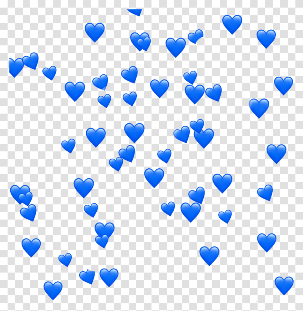 Heart Meme Background Azul Blue Heart Meme Background Transparent Png