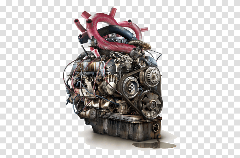 Heart Motor Corazon Motor Psd Official Psds Mechanic Facebook Cover, Engine, Machine, Motorcycle, Vehicle Transparent Png